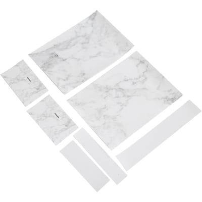 PVC Decal Beschermhoes Stickers met CDROM voor PS5 Gameconsole en Controllers white