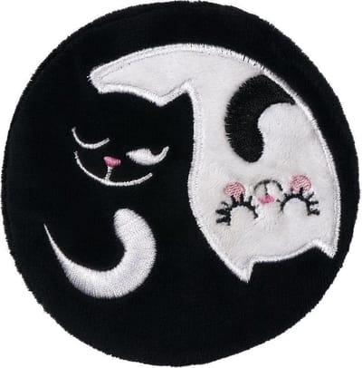 Moses Handwarmer Ed The Cat 10,5 Cm Polyester Zwart/wit