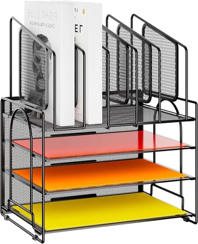 Unyqoos® Bureau-Organizer met Meerdere Vakken voor Optimale Kantoororganisatie en Efficiëntie