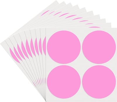 Ronde 100mm Zelfklevende Puntstickers voor Kleurcodering - Waterdichte Dots Labels, 40 Stuks voor Organisatie en Labeling