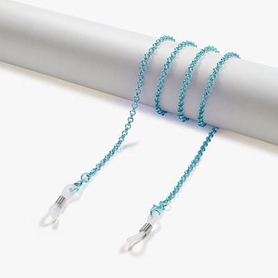 Brillen Ketting - Draagtouwtje Koord - Veilig Opbergen - Anti-Verloren Ontwerp - Universele Maat - Blauw