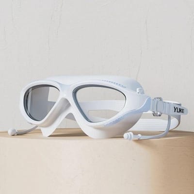 Waterdichte Anti-Mist Zwembrillen met Oordopjes HD Zicht Professionele Siliconen Duiksport Bril voor Volwassenen