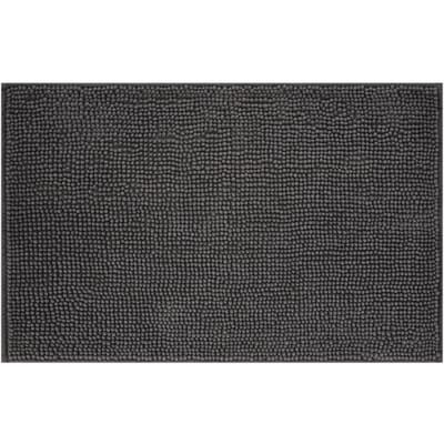 LIVARNO Chenille badmat 50 x 80 cm (Antraciet)