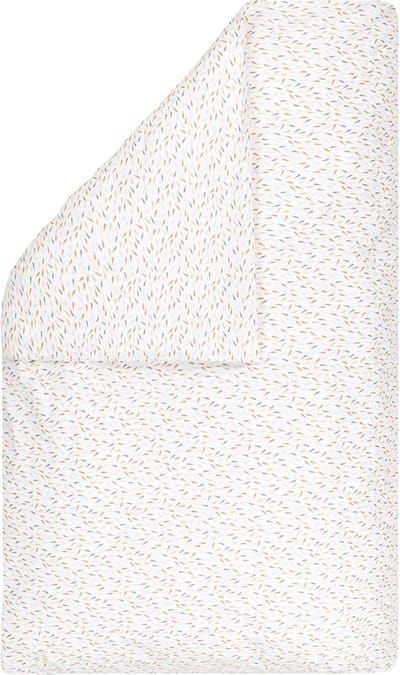 BINK Bedding Dekbedovertrek Fish Naturel Ledikant 100 x 135 cm (zonder sloop)