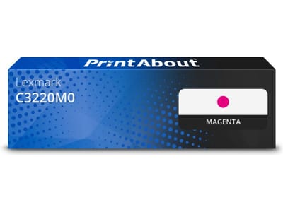 PrintAbout huismerk Toner C3220M0 Magenta Geschikt voor Lexmark