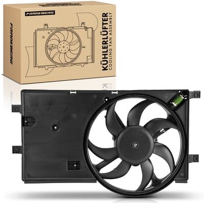 Frankberg 1x koelventilator voor Fiat Fiorino Citroën Nemo Peugeot