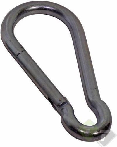14 mm x 180 mm karabijnhaak - musketonhaak - carabiner - werkhaak - karabijn haak - veiligheidshaak - festonhaak