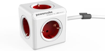 Stekkerdoos Kubus met 5 Stopcontacten en Tafelmontagekit - 1.5m Kabel