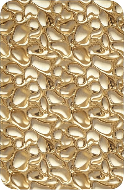 WC mat 40x60 cm - Antislip - Abstract - Modern - Goud - Toiletmat - Vloermat - Douchemat - Toilet tapijt - Toiletmatten