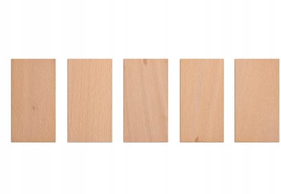 5 Houten Kaarsen Lonten 75x40x1 mm - Natuurlijk & Duurzaam