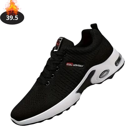 Livano Schoenen Heren - Sneakers - Comfortabel - Sportief - Casual - Volwassen - Zwart- Maat 39.5