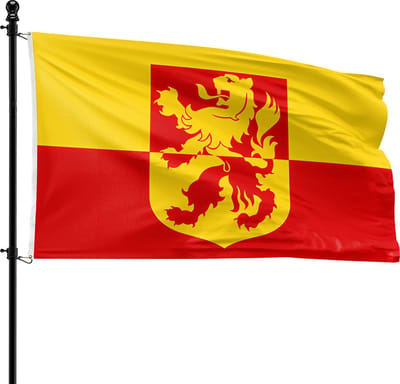 VlagDirect - Alblasserdam vlag - Gemeente Alblasserdam vlag - 90 x 150 cm.