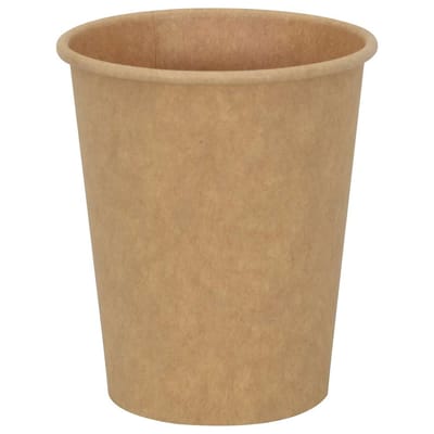 vidaXL - Papieren - koffiekopjes - 1000 - st - 8oz - 200 - ml - bruin
