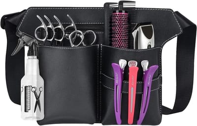 CRLYN® Kapperskoffer - Kapperstas - Visagie - Cosmetica Organizer - Zwart