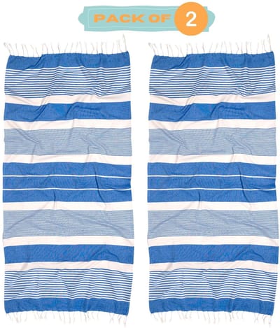 Unyqoos® Ultrazachte en Absorberende Grote Strandhanddoek Set van 100% Katoen - Perfect voor Elke Gelegenheid