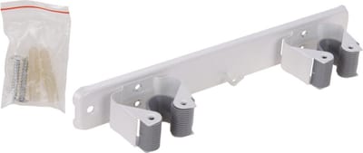 Pro Garden Tuin gereedschap houders/klemmen - 2x stuks klemmen - voor stelen - opbergsysteem