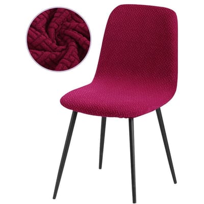 Hogere kwaliteit fluwelen stoelhoes 1/2/4/6 stuks rekbare stoelhoes voor eetkamer 2 soorten stoffen stoelhoes voor thuis 1 Piece
