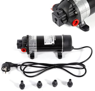 Zelfaanzuigende pomp - Boosterpomp Watertransfer - Water Verplaatsen - Geluidsarme motor - 120 Watt - Zwart