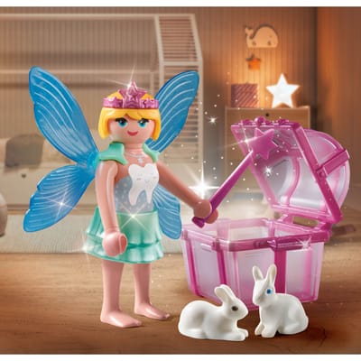 Simulatiespel met een fee, een kist en een konijn Playmobil