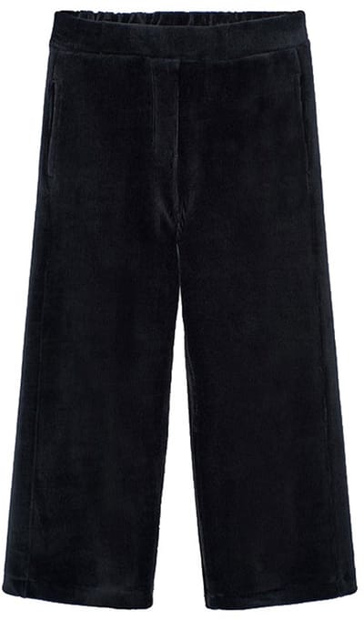 Boboli Corduroy Knit Broek Zwart 10 Years Meisje