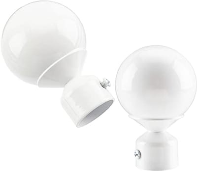 Ronde Gordijnroede Finials - 2 Stuks Decoratieve Einde Kappen voor 1" Gordijnstangen