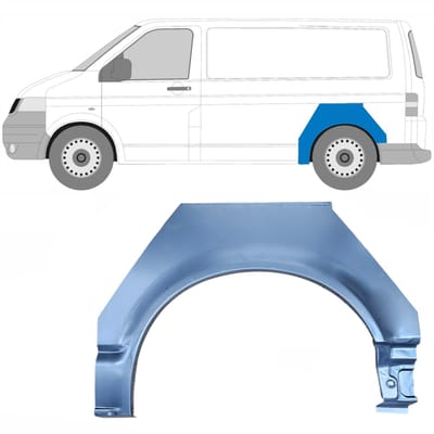 Reparatiepaneel achterspatbord voor Volkswagen Transporter T5 2003-2015 / Links