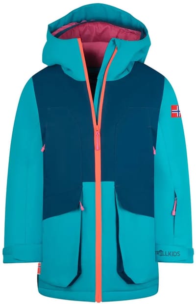 Trollkids Kongsberg Jas Blauw 116 cm Meisjes