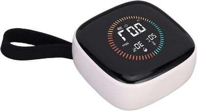 O3 Detector - Luchtkwaliteit Tester - Omgevingsmeting Binnen - Real-time Meting - Tot 50 Ppm - Zwart