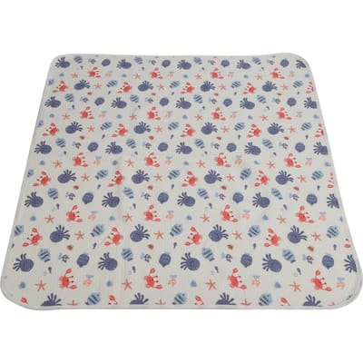 Doublure de Matelas à Langer Imperméable Lavable en Coton Respirant Matelas à Langer 80x100cm Sous-marin
