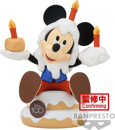 Disney Characters Sofubi - Disney 100th Anniversary Ver. - Mickey Mouse Statue 11cm