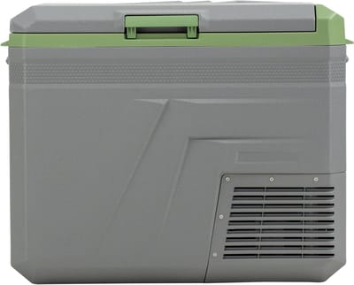 Steamy-E Single Zone Elektrische Compressor Koelbox - Single Zone - 46 liter - 12V en 230V - voor auto en camping - Grijs