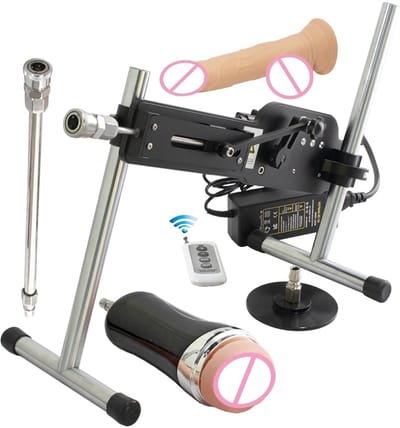 Lifero Sex machine - Stotende Dildo - Mannen en vrouwen - Sex speeltjes - Inclusief Dildo’s, Pussy & Verlengstukken - Verstelbaar