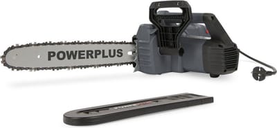 Powerplus Elektrische Kettingzaag POWEG10100 - Elektrische snoeizaag van 2000 W, zaagblad van 35 cm, automatische kettingsmering, tuingereedschap