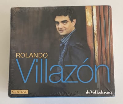 Rolando Villazon - cd en dvd box - 6 cd's - Volkskrant muziekcollectie - italian opera arias - french opera arias