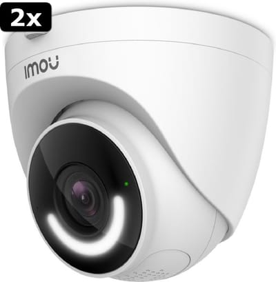 2x Imou Turret IP-camera - Dome - Voor buiten - Full HD (1080p)