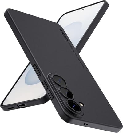 Dunne Beschermcase voor Samsung Galaxy S26, Minimalistisch Ontwerp, 0.3mm Matte Afwerking, Lichtgewicht en Schokbestendig met Goede Grip in Zwart