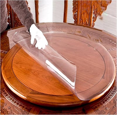 Tafelhoes Transparant - Beschermhoes PVC - Tafel Beschermen - Behoudt Originele Look - 1.5 mm Dikte - Transparant