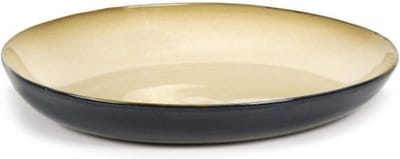 Serax Anita Le Grelle Terres De Rêves ronde schaal D29.5cm misty grey/dark blue