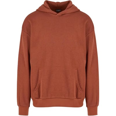 Urban Classics - Light Terry Hoodie/trui - S - Rood