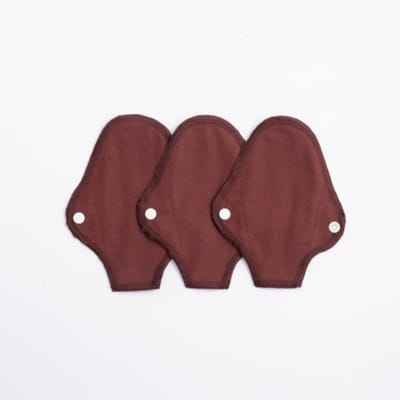 ImseVimse wasbare inlegkruisjes voor strings - 3 stuks - warm bruin