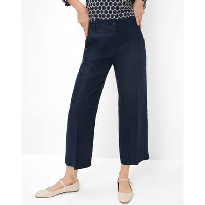 Brax Dames Culotte  Style MAINE S NAVY, donkerblauw, maat 46