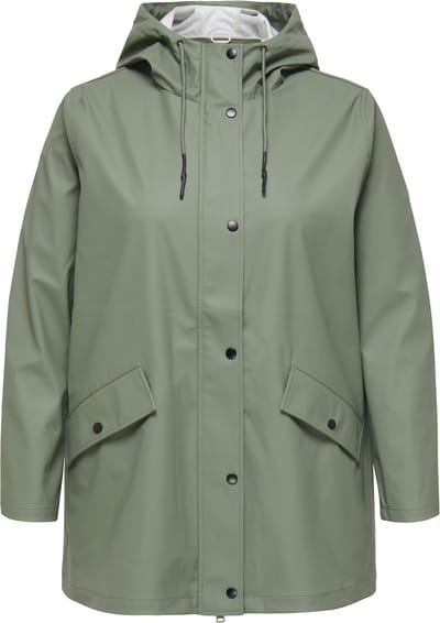 ONLY CARMAKOMA - CARELISA LIFE RAINCOAT ZIP OTW NOOS - Dames - Gewatteerde jassen