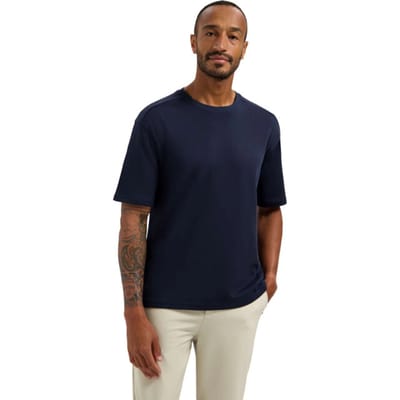No Excess T-shirt crewneck solid heavy interl night