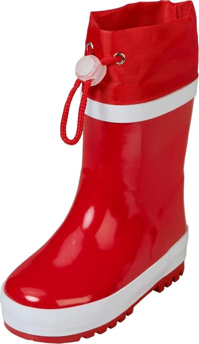 Playshoes Regenlaarzen met trekkoord Kinderen - Rood - Maat 24-25