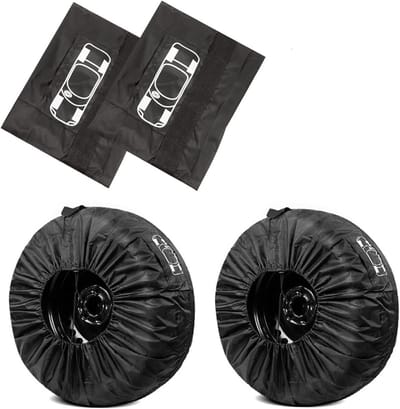 Auto Band Reservebandhoezen 2 Stuks voor 13-20 Inch Wielen