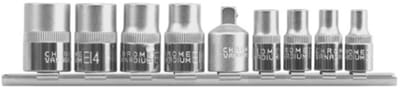 YATO YT-0520 - Torx Dopsleutelset - 9-delig - Chroom-vanadiumstaal - Polijsten en Zandstralen
