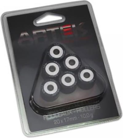 variatorrol artek voor scooter aprilia 125 leonardo 1995 tot 2003 20x17 10grs nieuw