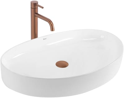 Rea Sabina 65 - Opzetwastafel - Blanc - 65,5X40,5X12Cm