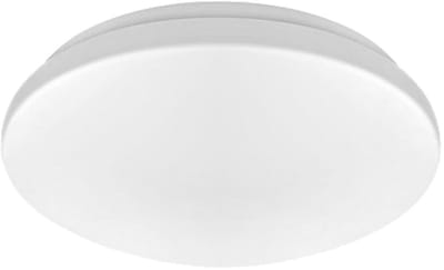 Plafondlamp Woonkamerlamp Eetkamerlamp Ganglamp, ijzer wit, daglicht, 1x LED 20W 1500Lm koel wit, LxBxH 28x28x6cm