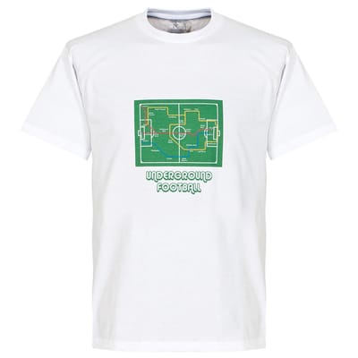 Underground Football T-Shirt - White - S